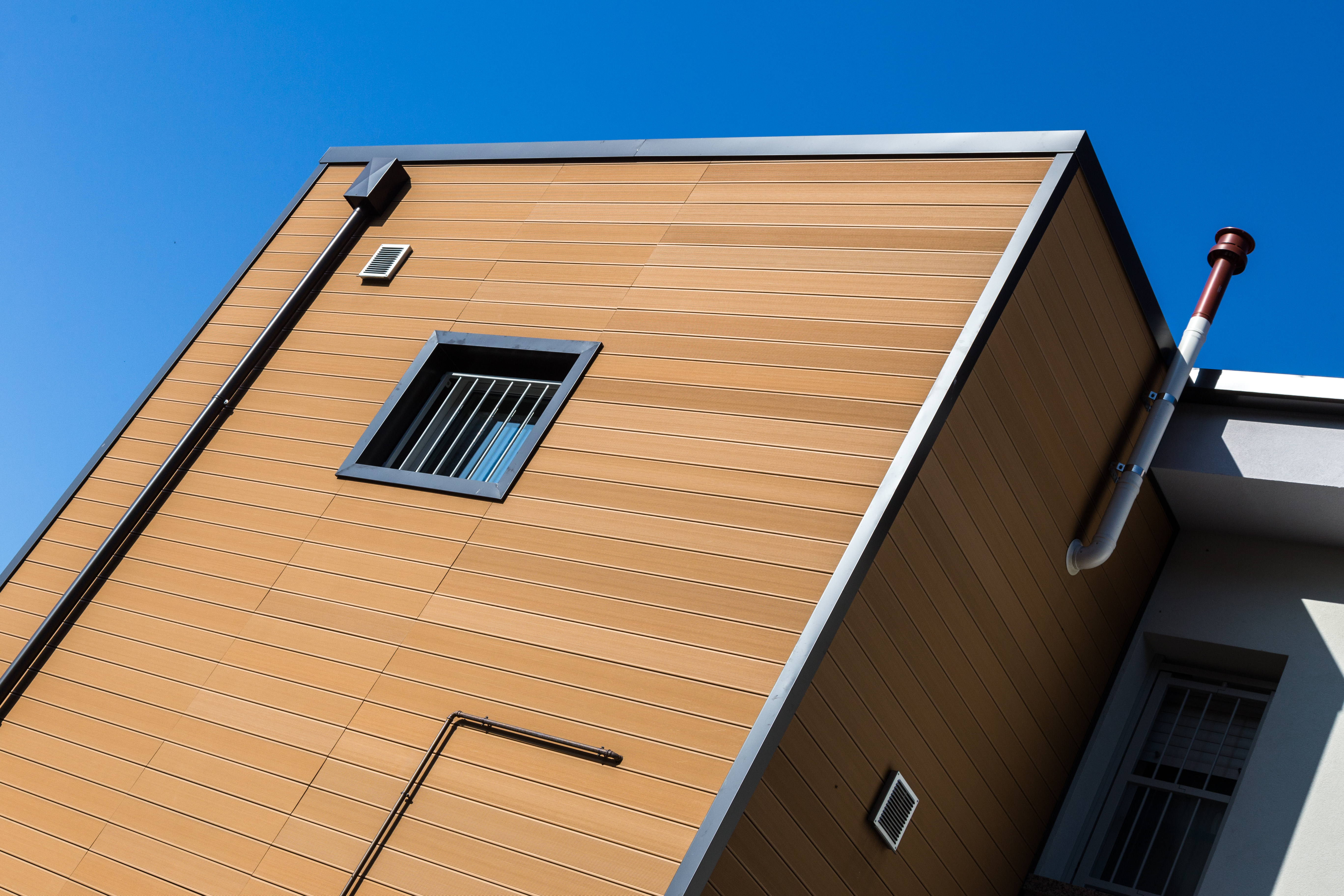 rivestimento facciata wpc tecnodeck casa privata rivestimento facciata wpc tecnodeck casa privata