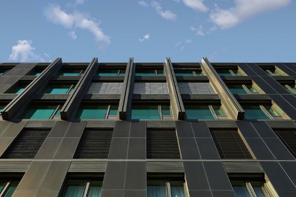 Skala - pannello fotovoltaico per facciate - edificio residenziale